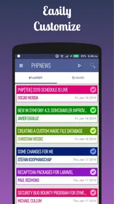 PHPNews android App screenshot 3