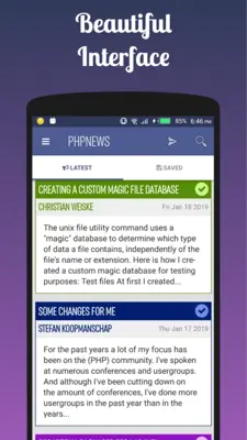 PHPNews android App screenshot 4